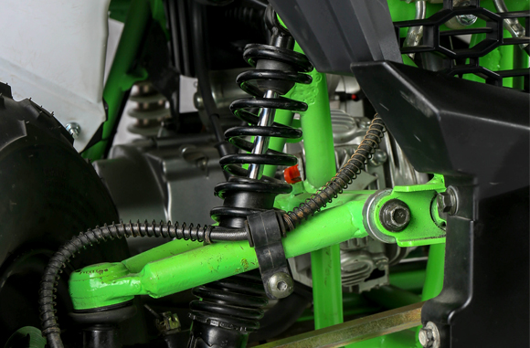 Dual A-arm front suspension